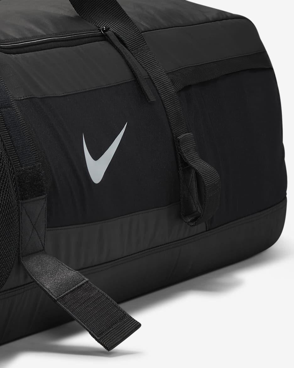 Nike swoosh duffel bag best sale